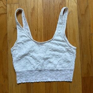 Abercrombie & Fitch White Lace Bralette